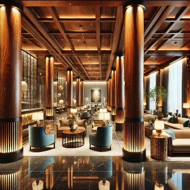 Keajaiban Kayu Mahoni: Rahasia Interior Elegan Hotel Grand Hyatt Jakarta